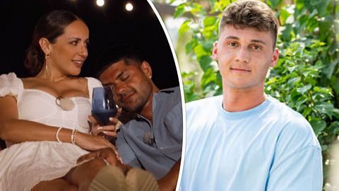 Bachelorette.Finale: Jennifer Saro, Fynn Lukas Kunz, Adrian - Foto: RTL / Markus Hertrich