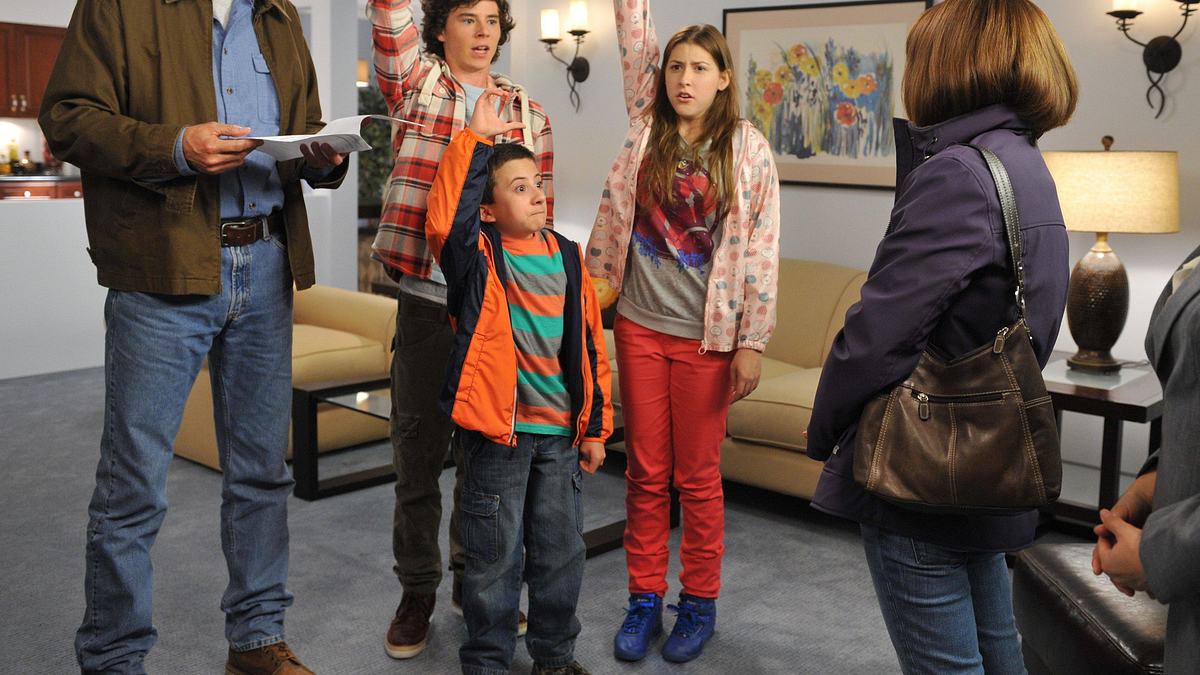 the middle