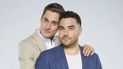 Unter Uns: Timothy Boldt und Lars Steinhöfel - Foto: RTL / Bernd Jaworek