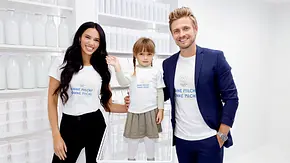 Jörn Schlönvoigt, Hanna Weig, Tochter Delia - Foto: Imago / Future Images