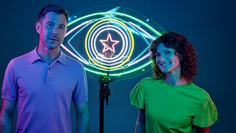 Marelene Lufen und Jochen Schropp: Promi Big Brother - Foto: Sat.1 / Christoph Köstlin