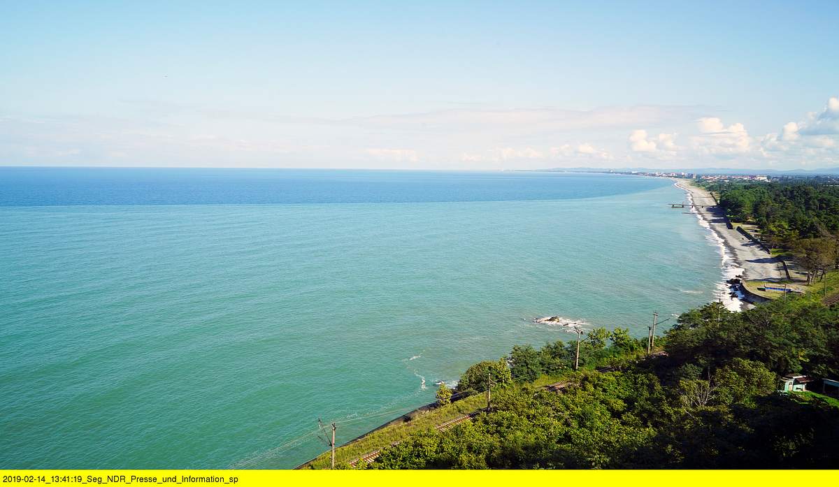 am schwarzen meer - die küste von georgien