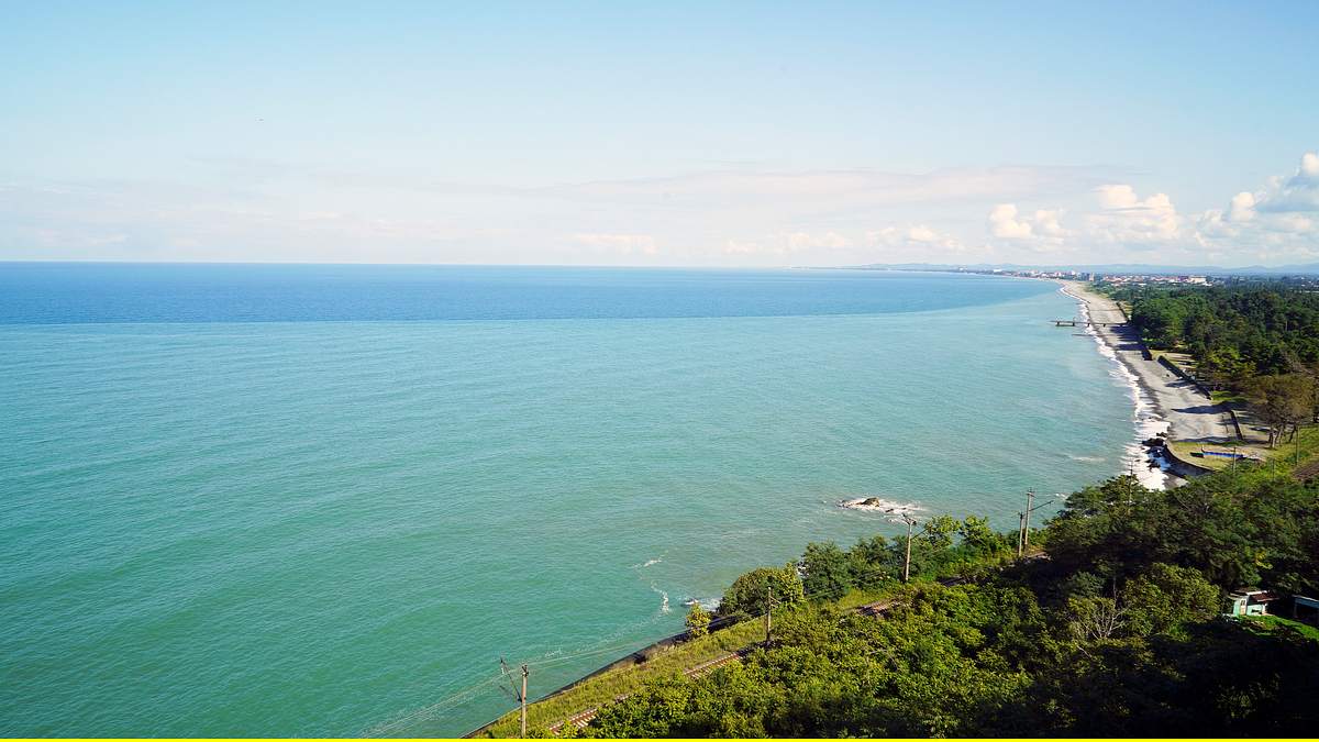 am schwarzen meer - die küste von georgien