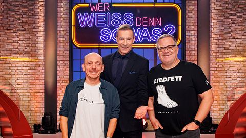 Wer weiß denn sowas: Kai Pflaume, Elton - Foto: ARD/Morris Mac Matzen