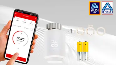 Zigbee smarte Heizkörperthermostate bei ALDI: Jetzt ganze 49 Prozent günstiger - Foto: TvMovie.de/PR Zigbee smarte Heizkörperthermostate bei ALDI: Jetzt ganze 49 Prozent günstiger - Foto: TvMovie.de/PR