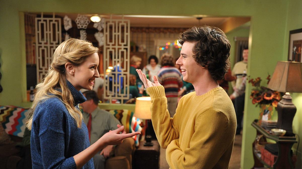 the middle