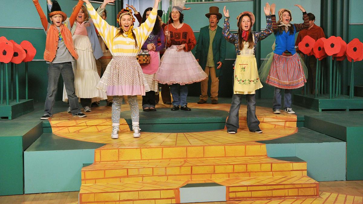 the middle