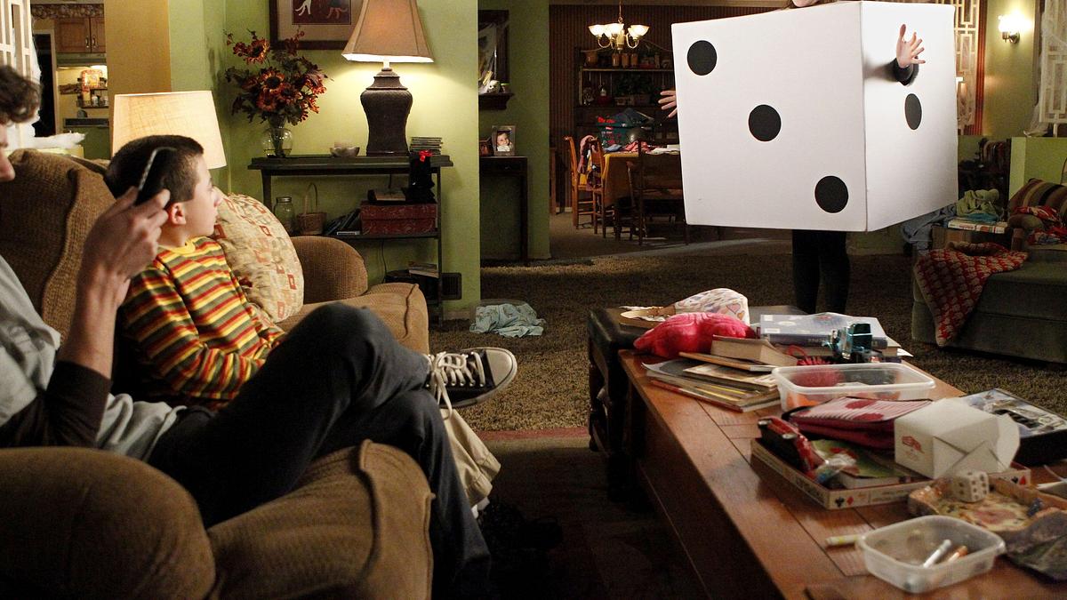 the middle