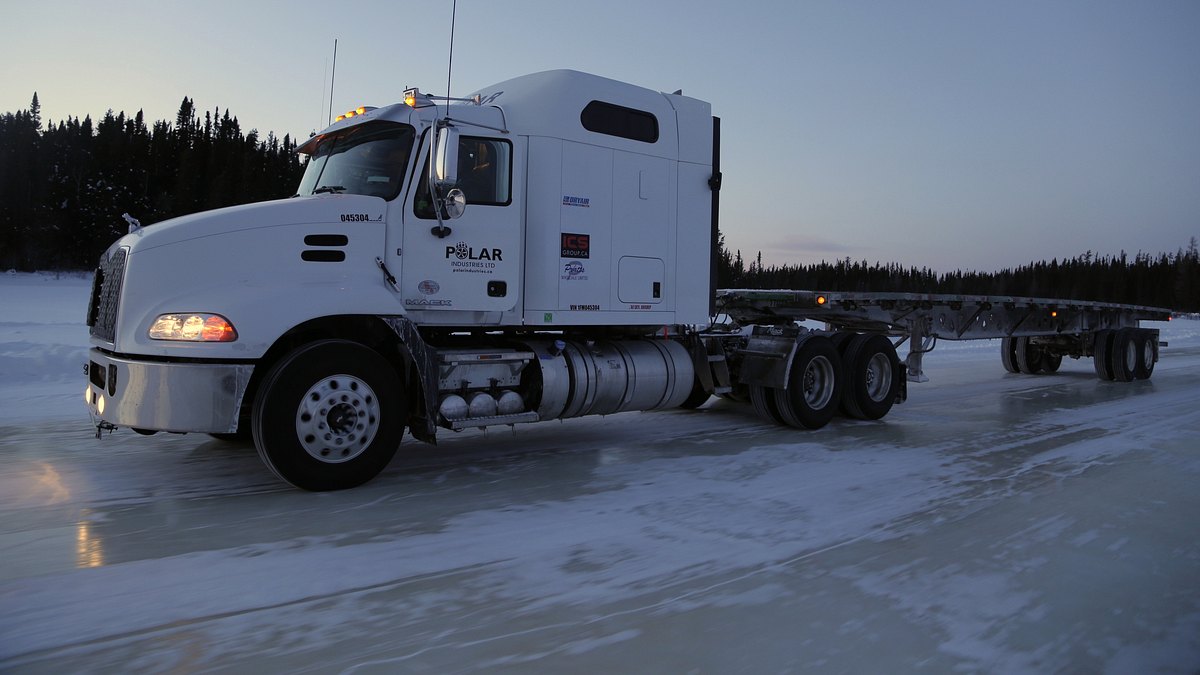 ice road truckers - gefahr auf dem eis