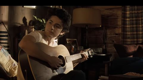 Timothée Chalamet als Bob Dylan im Biopic. - Foto: Searchlight Pictures