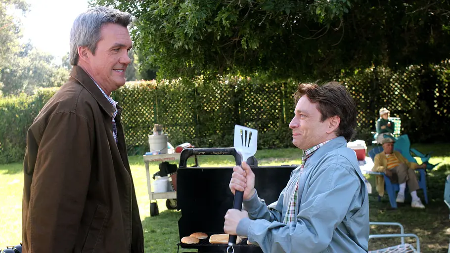 the middle