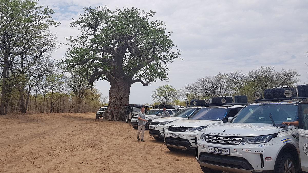 im land rover durch afrika