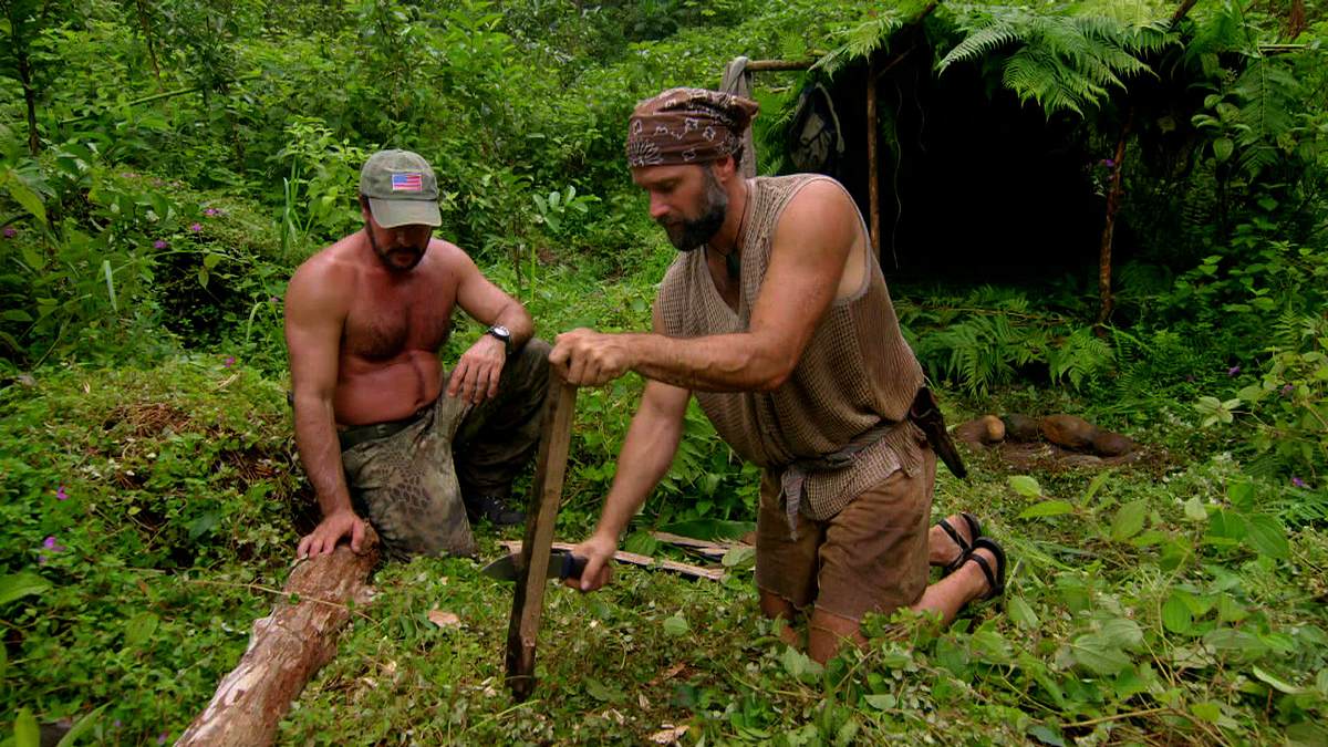 das survival-duo: zwei männer, ein ziel
