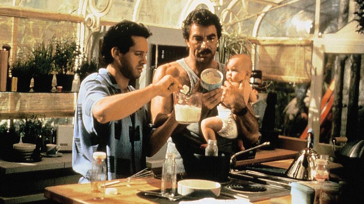 noch drei männer, noch ein baby