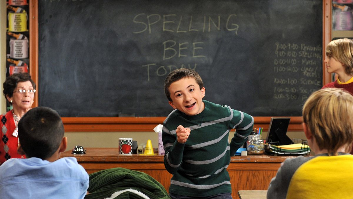 the middle