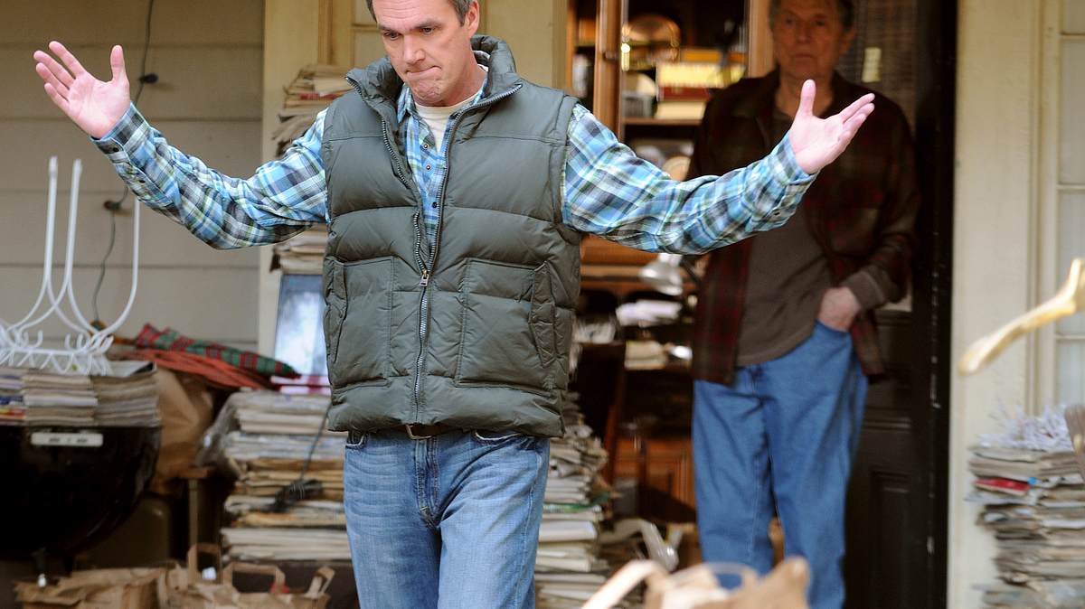 the middle