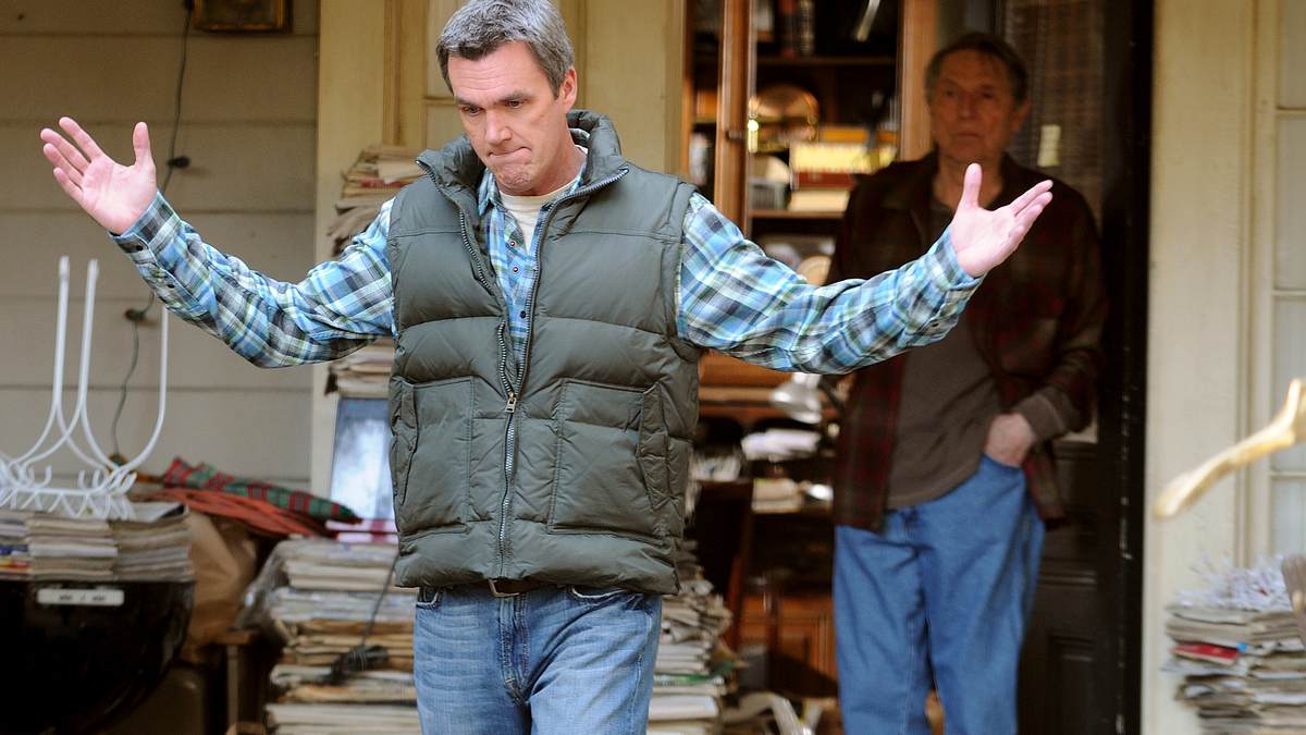 the middle