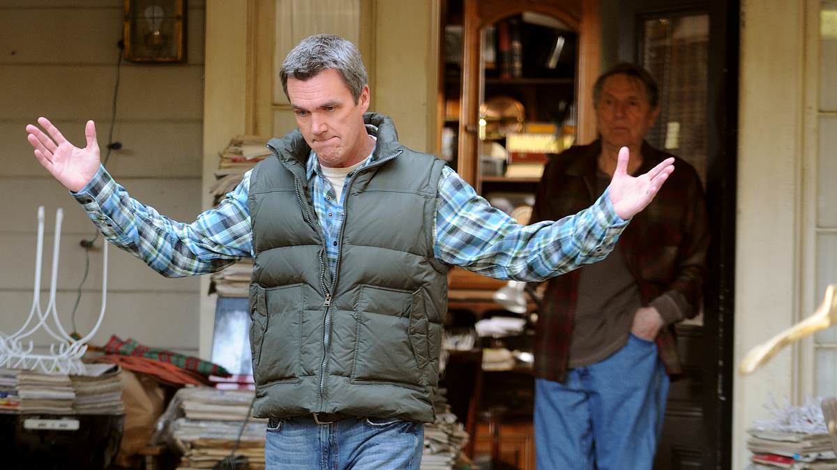 the middle