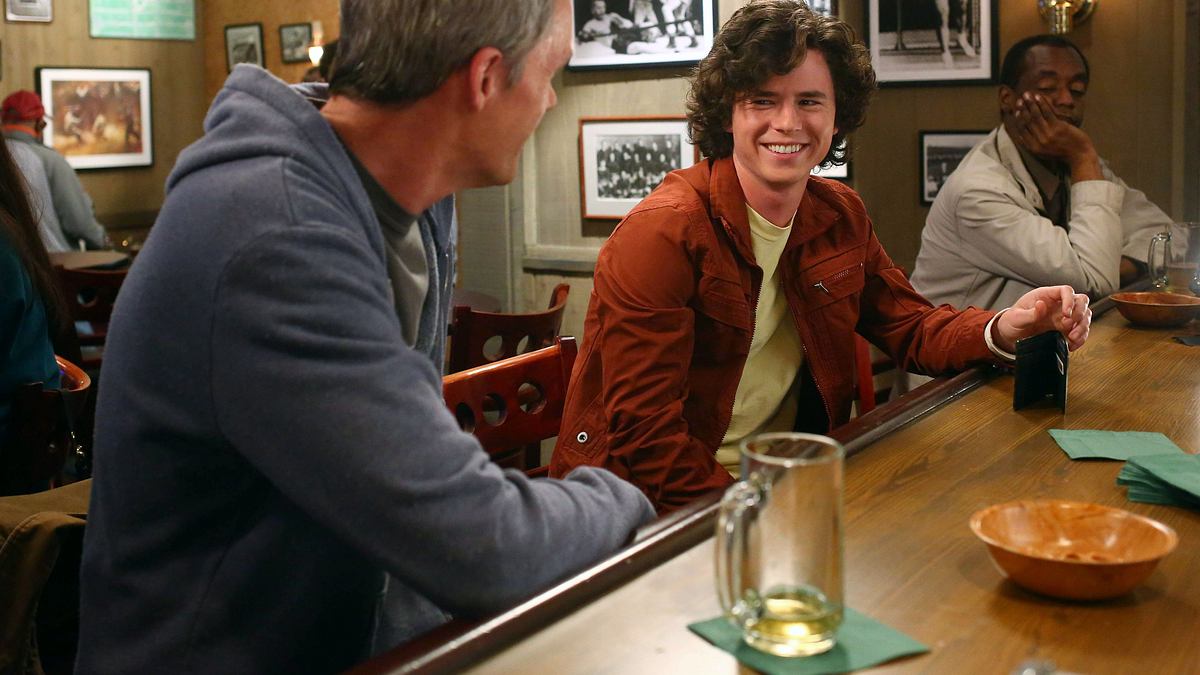 the middle