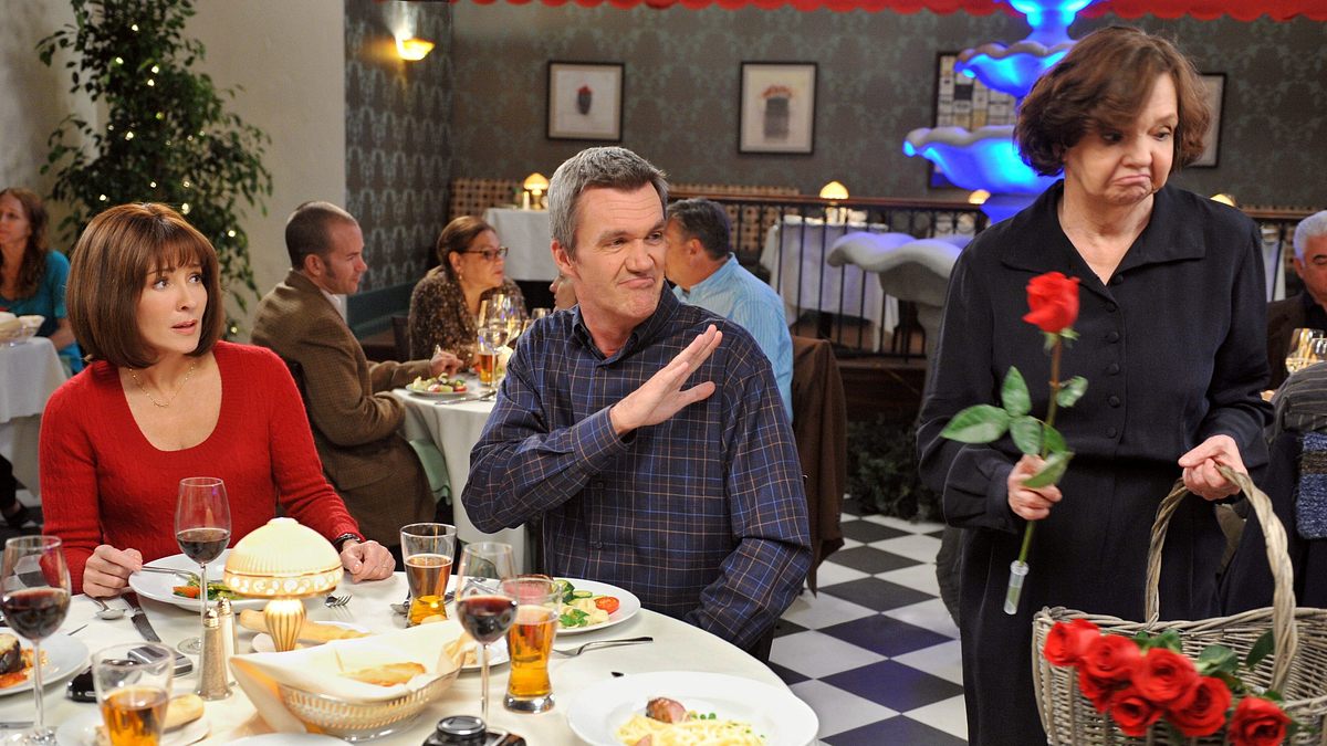 the middle
