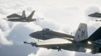 Kampfjets im Himmel bei Ace Combat 8 - Foto: Bandai Namco