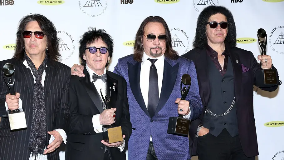 Paul Stanley, Peter Criss, Ace Frehley and Gene Simmons auf dem Roten Teppich Paul Stanley, Peter Criss, Ace Frehley and Gene Simmons auf dem Roten Teppich