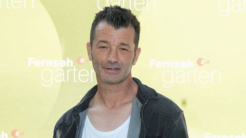 Achim Petry posiert vor einer gelben Fotowand - Foto:  IMAGO / BOBO