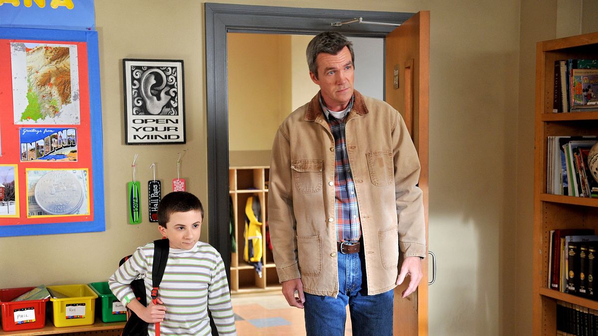 the middle