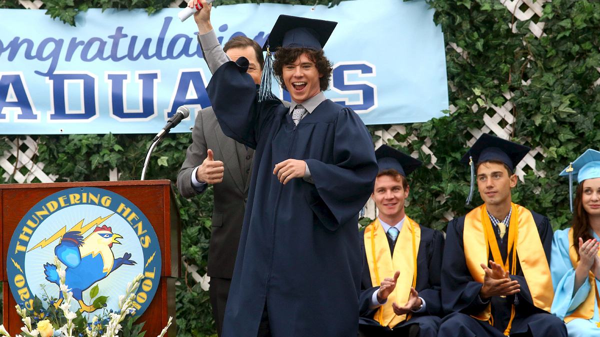 the middle