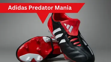 Adidas Predator Mania Fußballschuh 2002 Made in Germany - Foto: tvmovie/PR Adidas Predator Mania Fußballschuh 2002 Made in Germany - Foto: tvmovie/PR