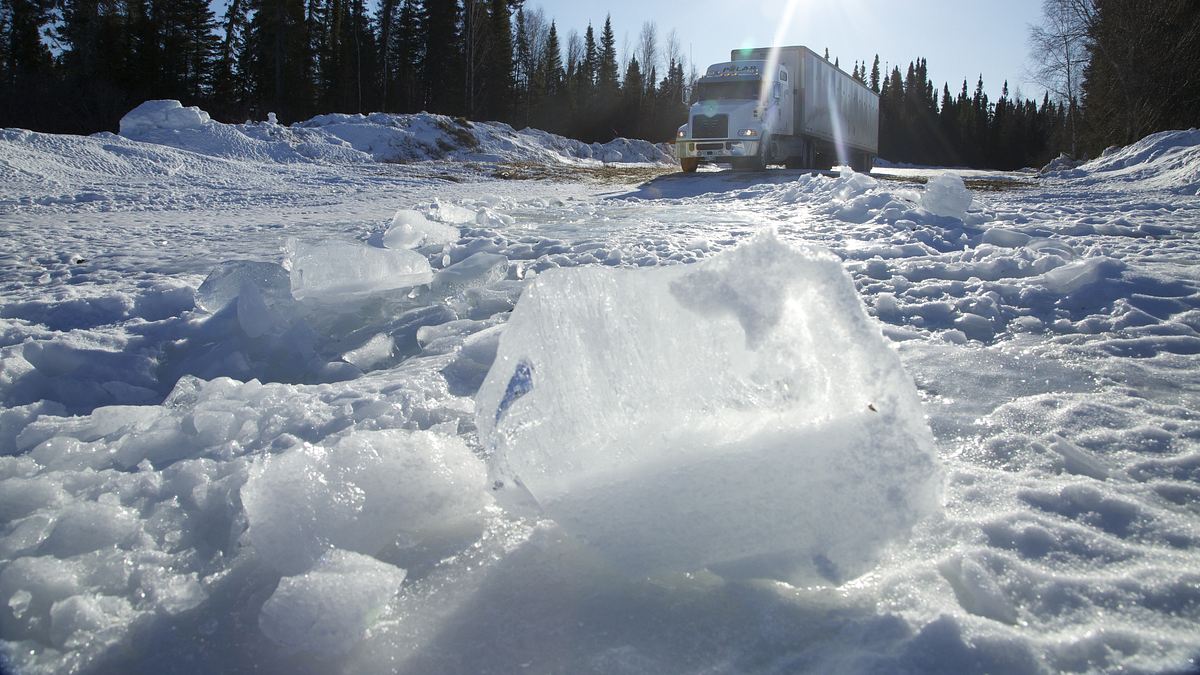 ice road truckers - gefahr auf dem eis
