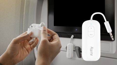 AirFly Bluetooth Adapter Apple AirPods Flugzeug Kopfhörer - Foto: tvmovie/PR