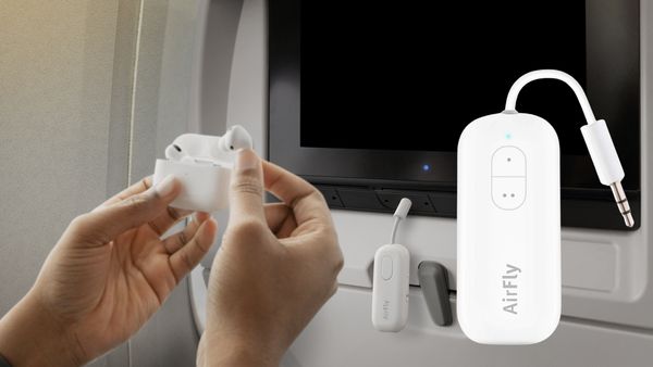 AirFly Bluetooth Adapter Apple AirPods Flugzeug Kopfhörer - Foto: tvmovie/PR