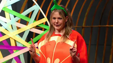 Gründerin Alena Leeb bei ihrem Pitch. - Foto: RTL Gründerin Alena Leeb bei ihrem Pitch. - Foto: RTL
