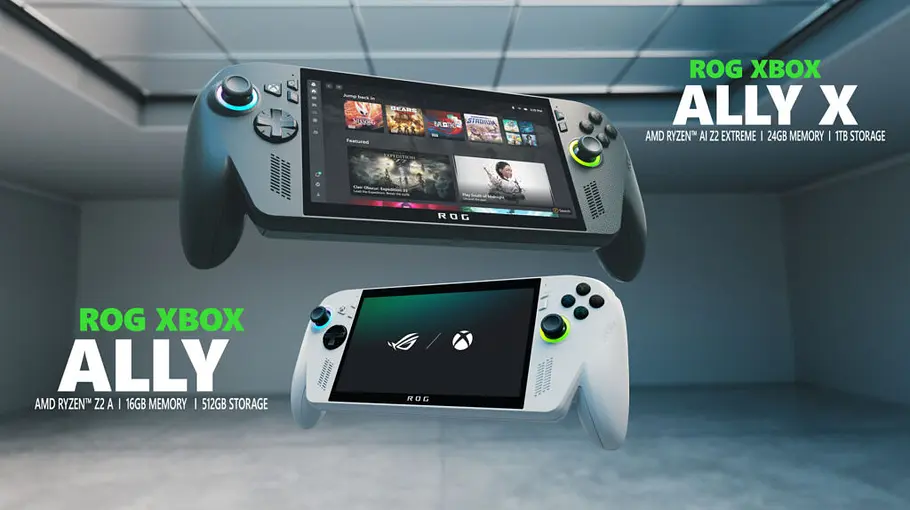 Der Xbox Ally und Xbox Ally X im Vergleich