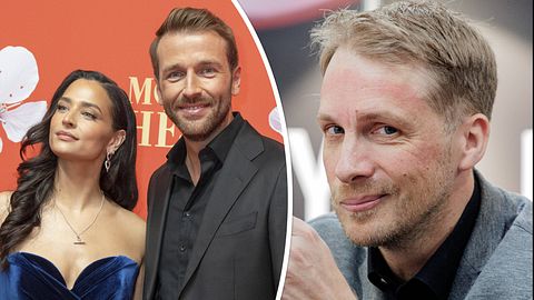 Sind Amira Aly und Christian Düren (links) noch zusammen? Oliver Pocher (rechts verschmitzt grinsend) weiß mehr! - Foto:  IMAGO / Future Image und IMAGO / Oliver Langel