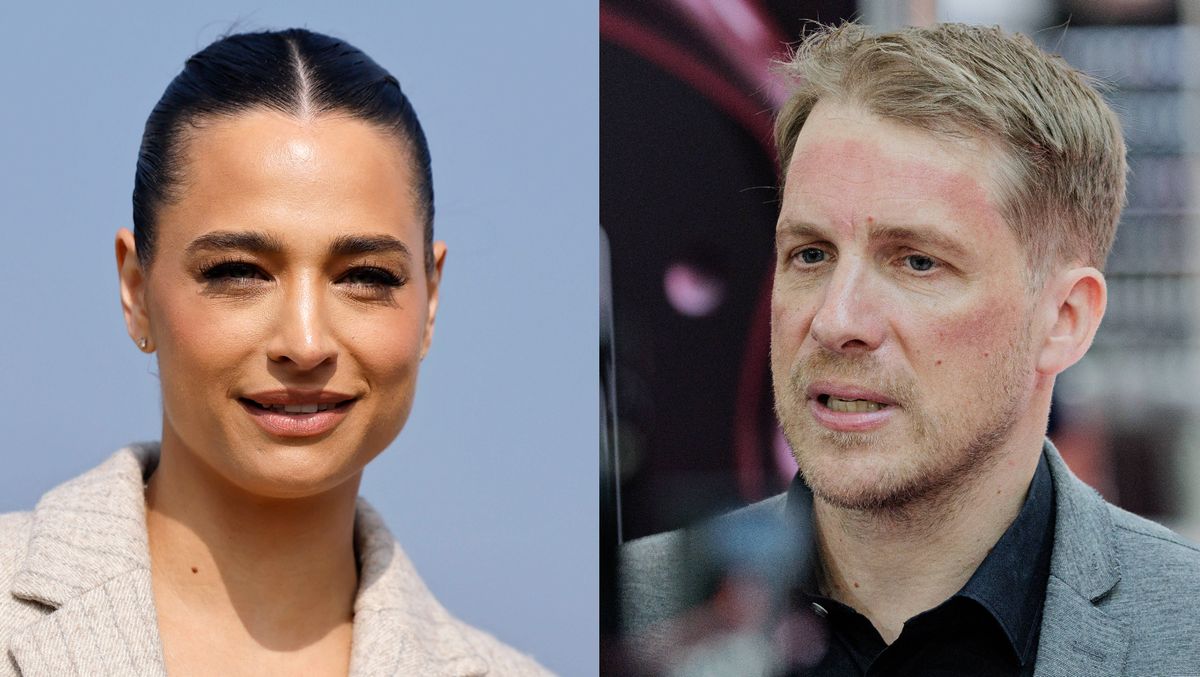 Amira Aly und Oliver Pocher Collage von Amira Aly und Oliver Pocher