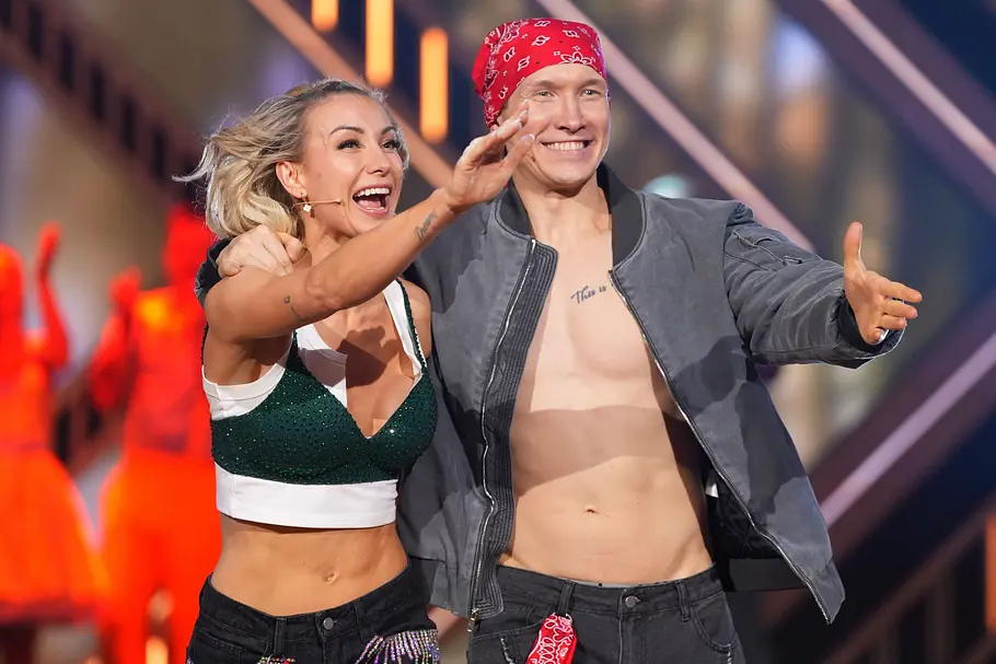 Anna-Carina überzeugt die Jury Anna-Carina und Evgeny bei Let's Dance