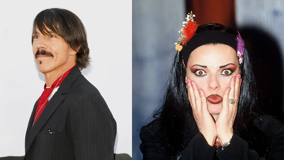Nina Hagen und Kiedis schauen mit großen Augen in die Kamera!