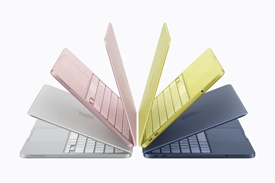 Apple MacBook Neo in vier Farben