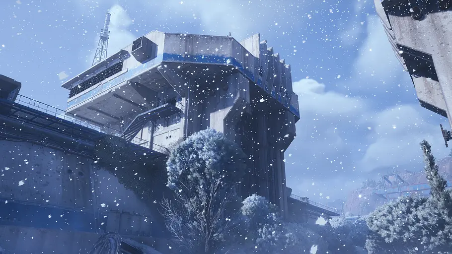 Maps Cold Snap Arc Raiders Schneefall auf den Arc Raiders Maps