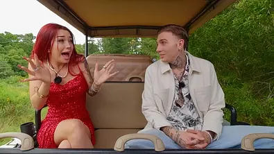 Dschungelcamperin Ariel und Ex-Freund Giuliano streiten bei Prominent getrennt 2025. - Foto: RTL