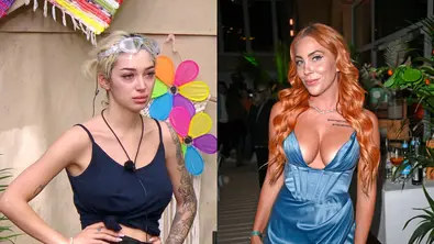 Dschungelcampkandidatin Ariel (v.r.) und Reality-Star Tara Tabitha (v.l.) in einer Collage. - Foto: RTL / IMAGO / Future Image / Collage: TV Movie