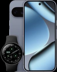 Google Pixel 10 Pro mit Pixel Watch 4 WiFi 45mm plus 30 GB