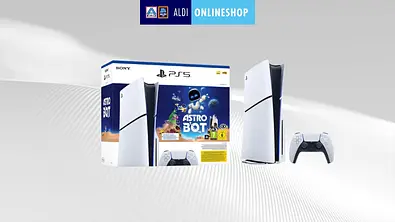 Konsole zum Discount Preis: Playstation Astro Bot-Bundle bei Aldi im Angebot - Foto: Aldi/PR