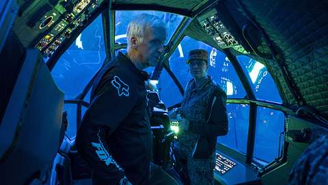 James Cameron am Set von „Avatar: The Way of Water“ - Foto: themoviedb.org