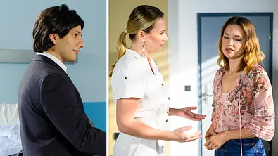 Alles was zählt: Maximilian, Nathalie und Isabelle - Foto: RTL