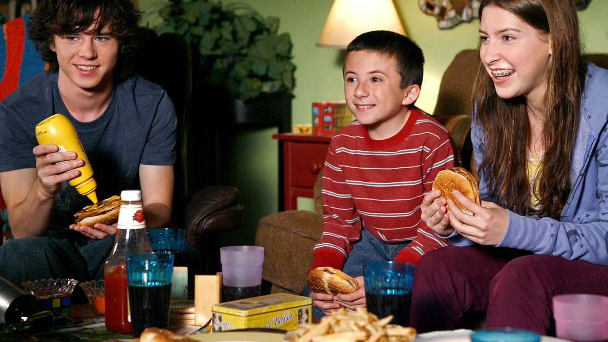 the middle