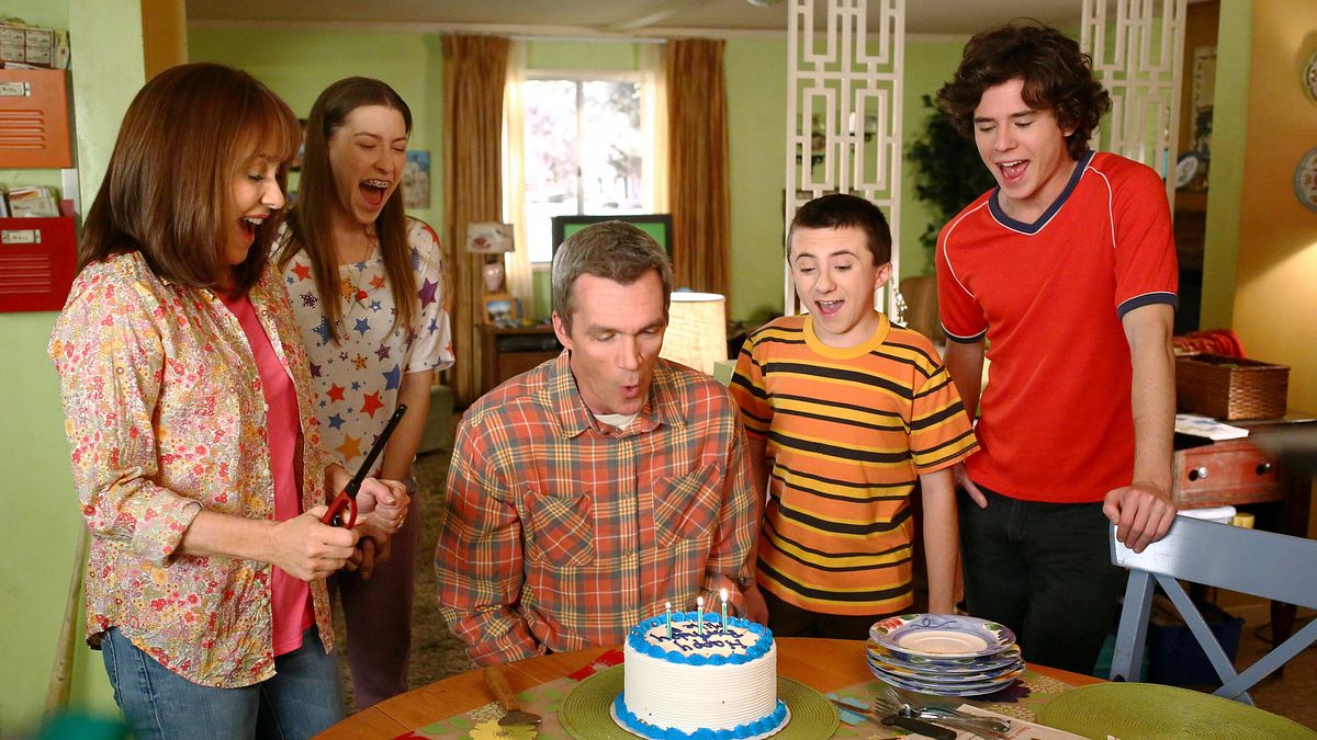 the middle