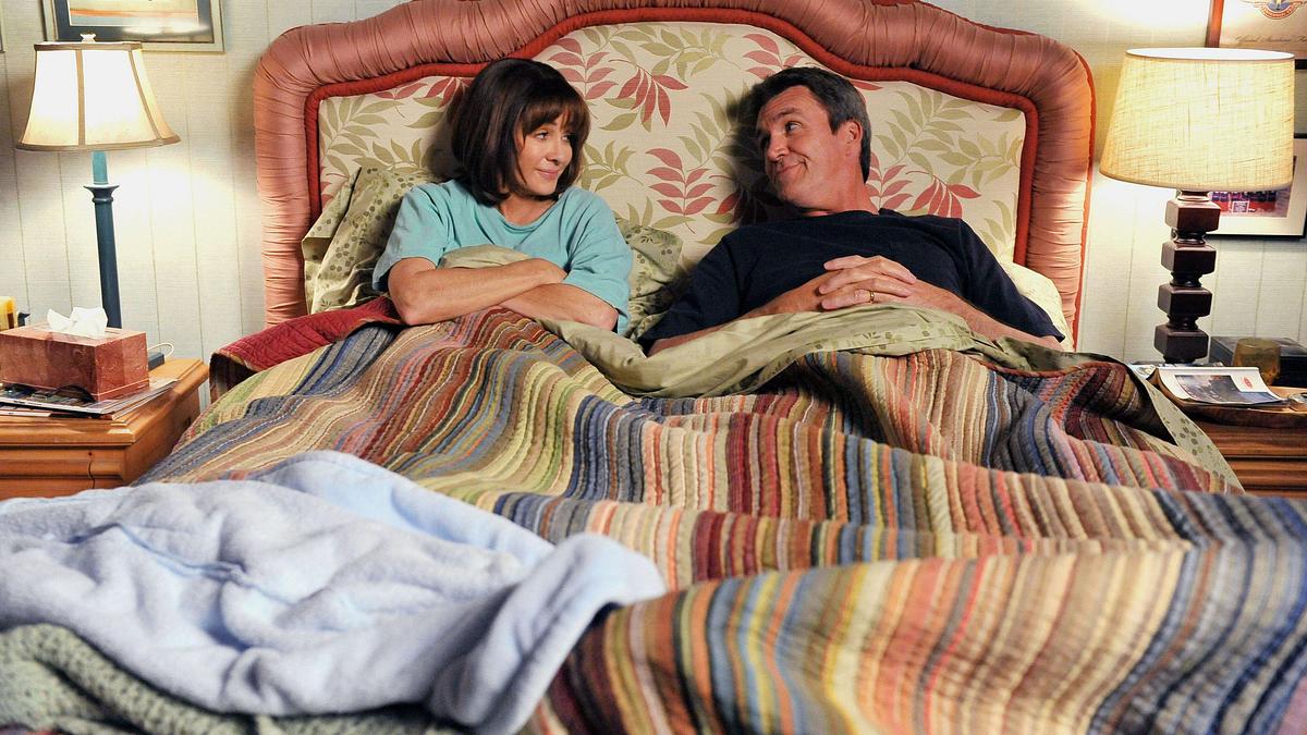 the middle